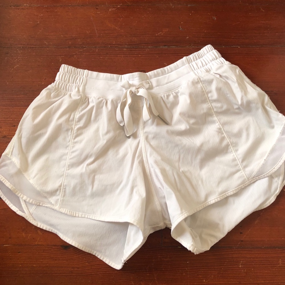 SOLD White lululemon shorts size 4